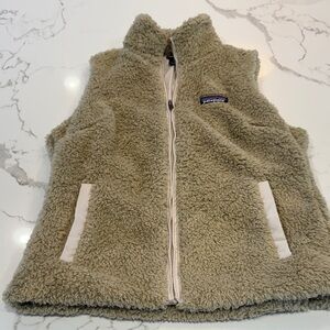 Patagonia Tan  Sherpa Fleece Vest